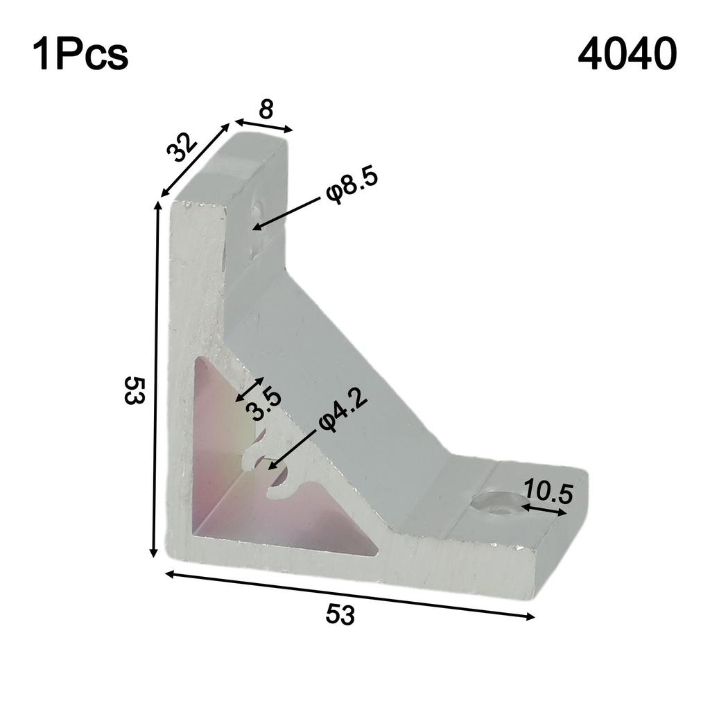 90 Degree Bracket Aluminum Profile Fastener Corner Angle Bracket