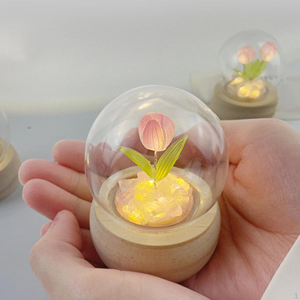 Ручная поделка DIY Ночник Имитация Цветочный Свет для Декора