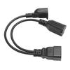IEC320 C20 Male To 5‑15R 5‑20R Female Power Cable Plug and Play Reinforced PVC Shell 1 In 2 Out Y