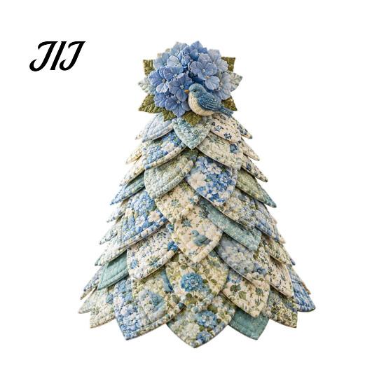 Handmade Fabric Flowers Sunflower Bee Tree DIY Craft Kit, 3D Quilted Farmhouse Room Accents Patchwork Set, Tabletop Ornament for Living Bedroom Kit