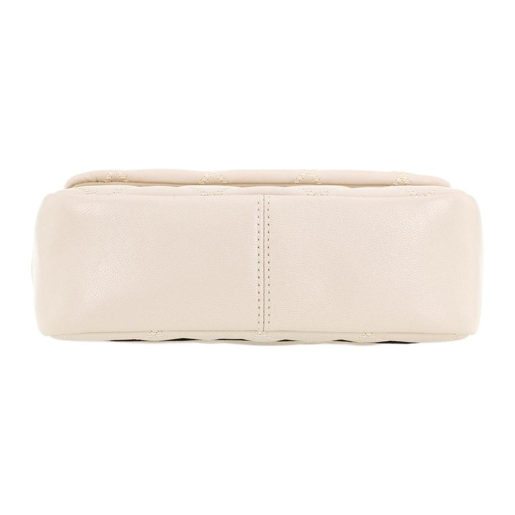 Tory Burch TB-Willa Quilted Chain Leather Square Messenger Bag Women handbags Brie-Cheese-White 148243-724