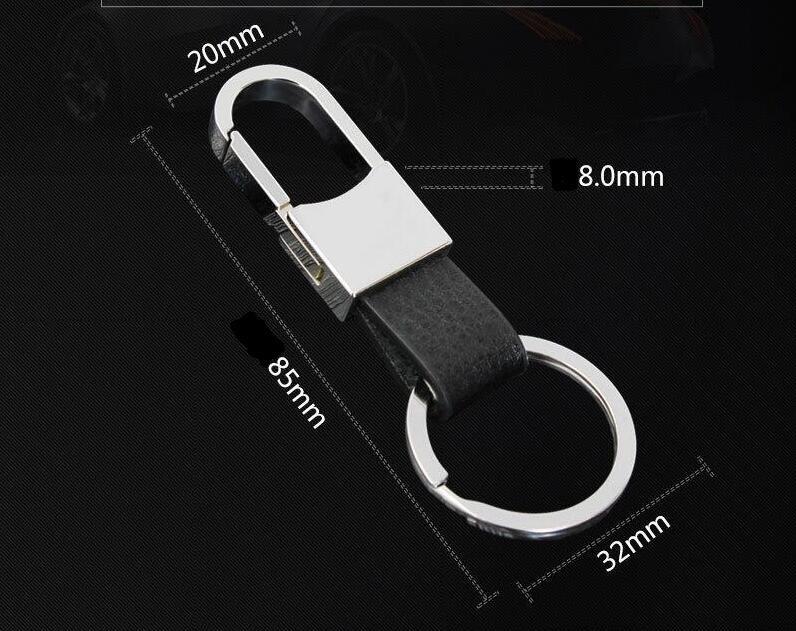 Leather Key Chain Rings Holder For Car Metal Key Chains Keyrings For Men High Quality Gift