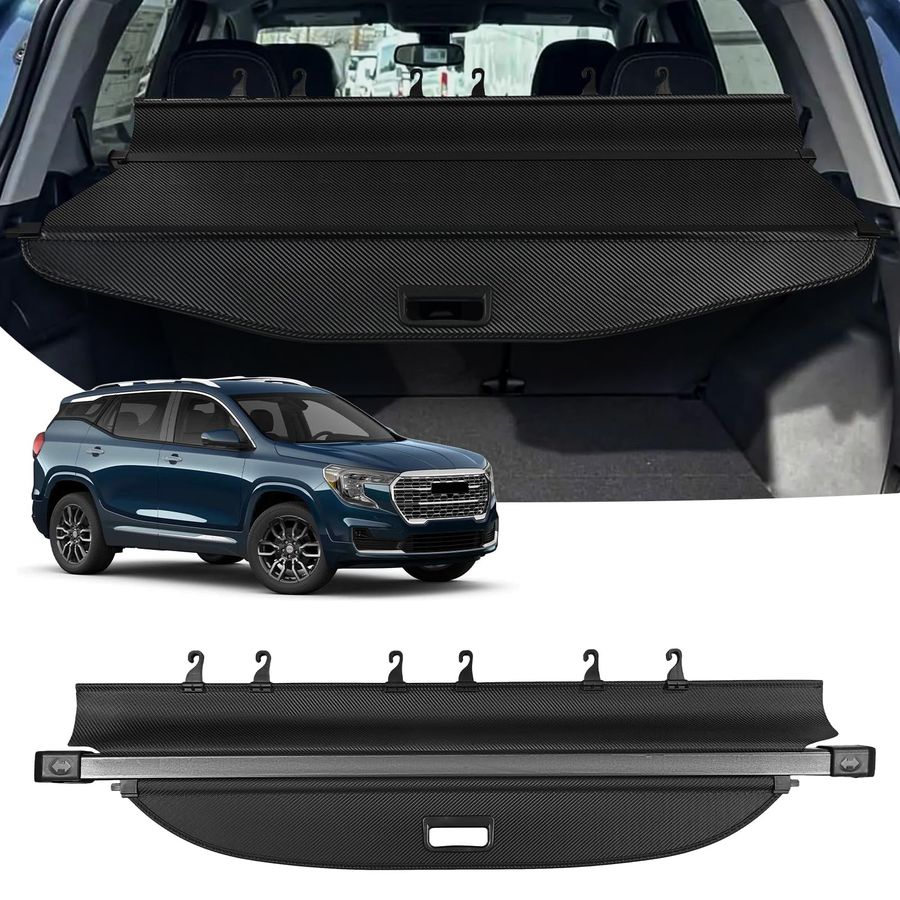 Крышка багажника для 20182023 2024 Chevy Chevrolet Equinox GMC Terrain Аксессуары Выдвижная крышка багажника Всепогодная Защита Затенение