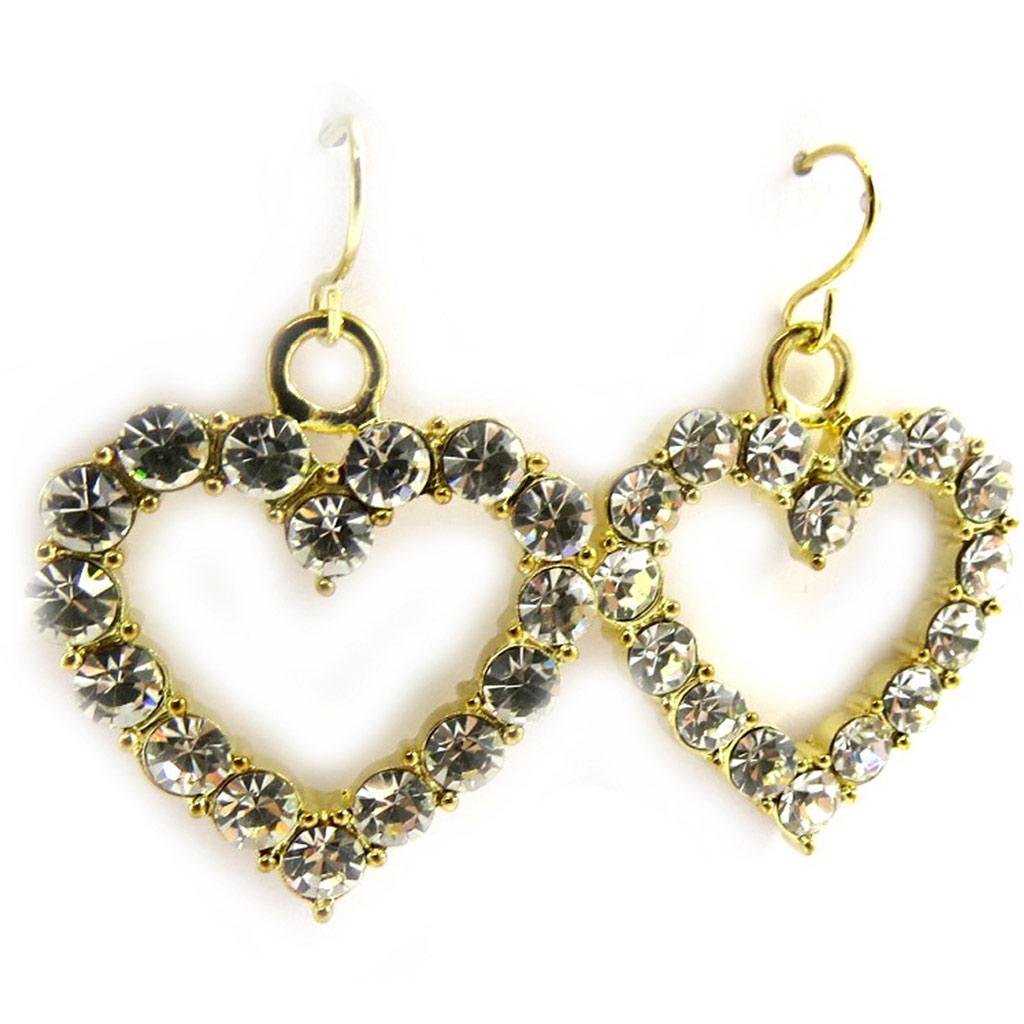 Les Trésors De Lily [E4195] — Белые серьги «Amoureuse».