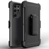 3 IN 1 Heavy Duty Armor Shockproof + Belt Clip Case For Samsung Galaxy S24 S22 S21 S20 S23 ULTRA S10 Note 20 Cover For Iphone 15 14 13 12 11 Pro Max