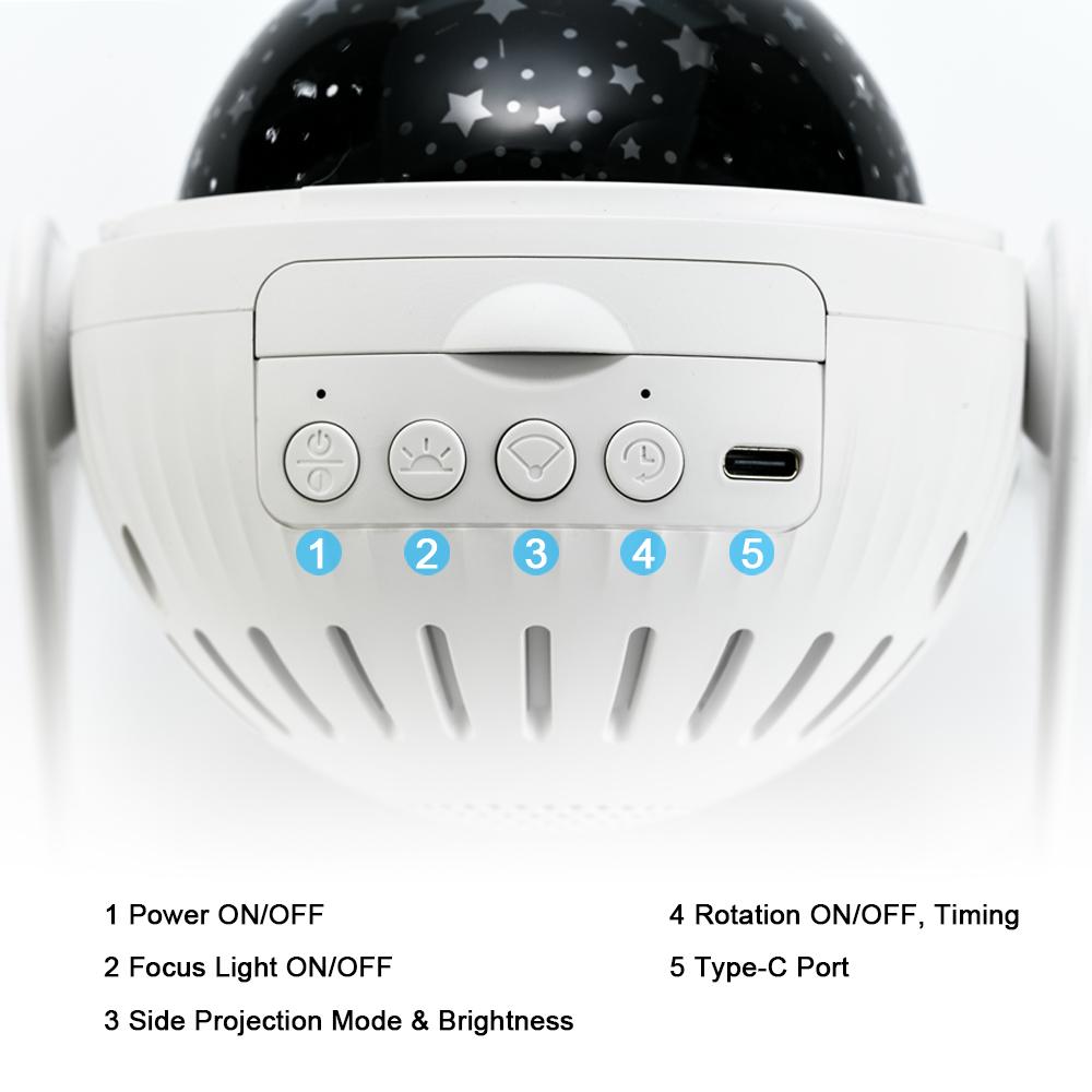 Галактика Проектор Луна лампа-Детский Ночник Звездный Планетарий Проектор 7 в 1 Созвездие