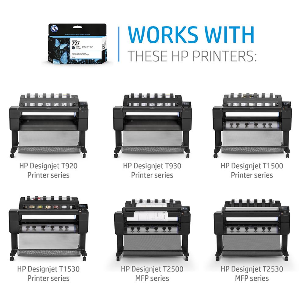 HP ink 727 ink cartridge 130ml yellow