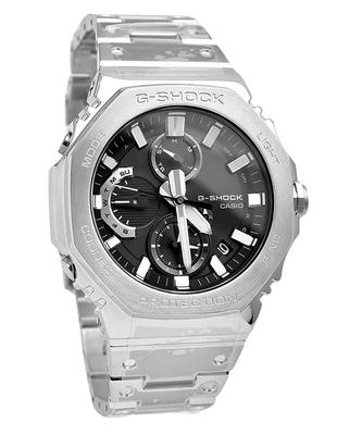 G-Shock полностью металлический аналоговый хронограф смартфон Link черный циферблат прочные солнечные часы GMC-B2100D-1A 200M мужские часы