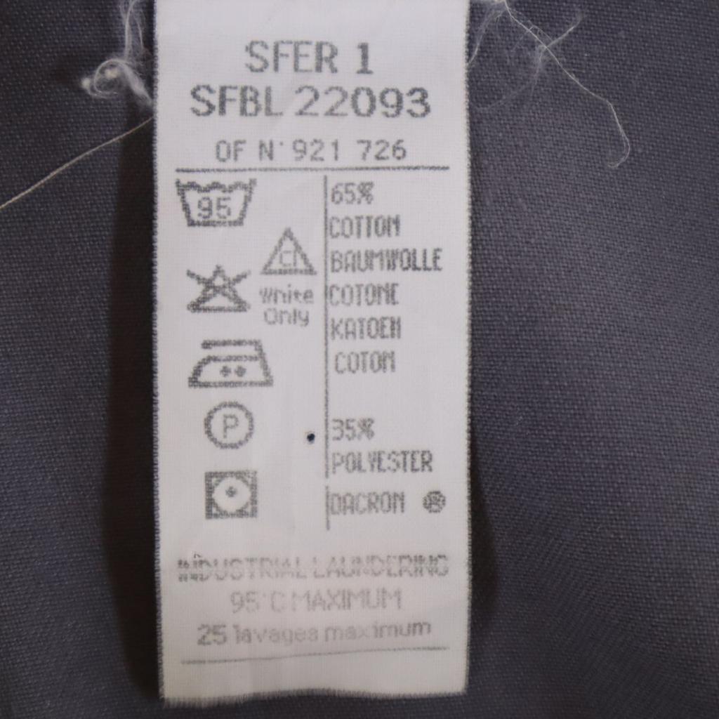 MULLIEZ 80-е Евро Спецодежда Винтаж С подкладкой Куртка 104-108 Серый Мужская Б/У