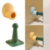 Easy To Install Silicone Door Stop Noise Reduction Creative Silicone Door Buffer Wall Friendly Rubber Door Blocker