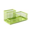 3/4 Grid Metal Mesh Pen Holder Large Capacity Makeup Brush Storage Bucket  Bedroom Decoration