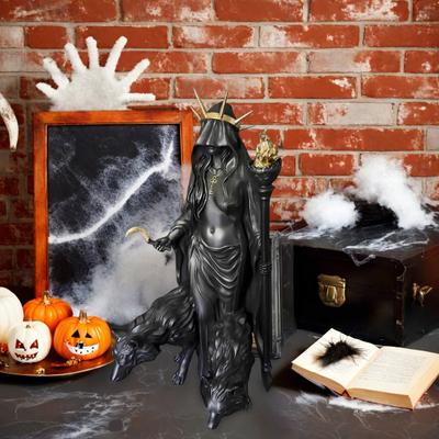 Статуя Гекаты Никтиполос Магия Греческая Богиня Ведьма Фигурка Светоносец или Утренняя звезда Смола Скульптура для домашнего декора