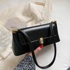 Korean Style INS Fashion Versatile Trendy Women's Bag Small Square Bag Solid Color Casual Versatile Business Women's Bag Underarm Bag