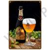 Leffe Ретро Металлическая Вывеска Жестяная Вывеска Виски Бельгия Пиво Дощечка Металлический Декор Стены Винтажный Декор Плакатные Тарелки Мужская Пещера Потертый Шик