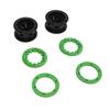 2 Sets RC Vehicle Tires Hubs Desert Off Road Vehicle Hex Wheel Hubs for ZD Racing DBX 10