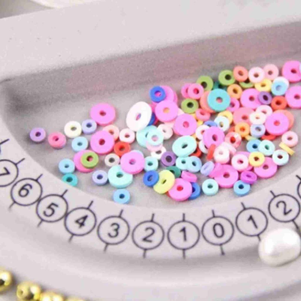 Bead Measuring Board Small Portable Bead Design Tray for DIY Jewelry Bracelet Necklace Making
