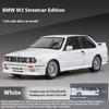 1/24 Scale BMW M3 1988 Street Car Diecast Alloy Metal Model Car Collection Hobbies Decorative Ornament Gift Box for Boyfriend Present
