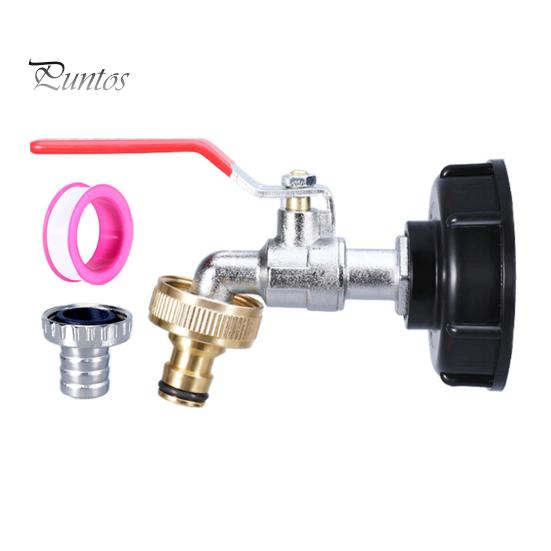 Адаптер для бака IBC Tote, устойчивый к коррозии, простой в установке, соединитель для садового шланга, сменный клапанный фитинг