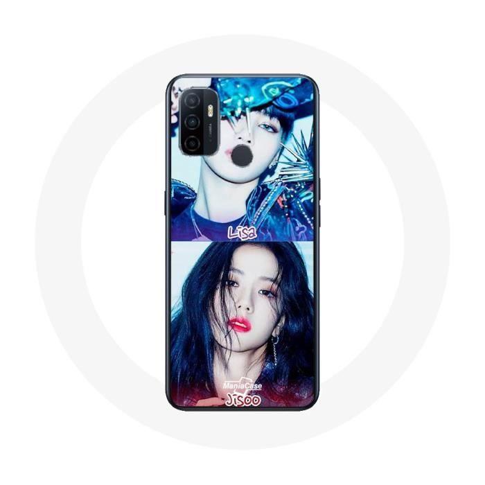 Case for Oppo A53 Blackpink K-pop Group Girls Lisa and Jisoo Lovesick Girls Poster the Album