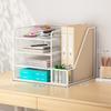 Multi-functional Desk File Organizer Space-saving Multi-layer Bookshelf  Office Supply