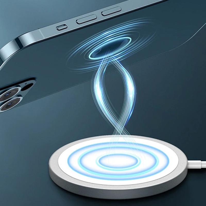Магнитная беспроводная зарядная панель Usb + Type C для Magsafe iPhone 16 15 14 13 12 Pro Max Прозрачная док-станция для быстрой зарядки