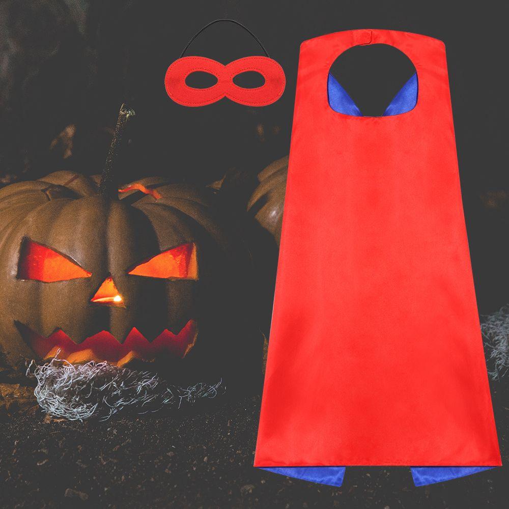 Фестиваль маскарадный костюм Хэллоуин косплей супер герой плащ маска мальчики девочки плащ супергерой костюмы