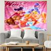 1PC Wink Club Magical Friendship Tapestry, Unique Design Tapestry, Suitable for Bedroom,Livingroom, Playroom,Heartwarming Holiday Gifts