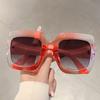 Большие квадратные солнцезащитные очки Женские Модные Винтажные Конфетного цвета Солнцезащитные очки Инс Модный Стильный Дизайн Уличные Очки