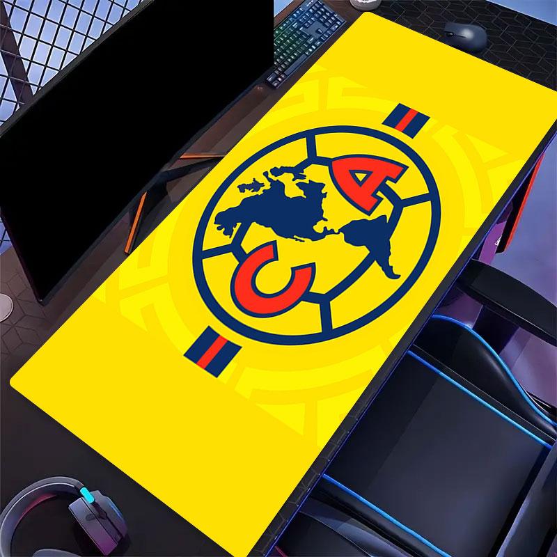 Коврик для мыши Club America, Большой игровой коврик для стола, Нескользящий XXL коврик для мыши для ноутбука и планшета, Игровой коврик для мини-ПК со прошитыми краями