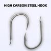 50 шт. ISENI Bulk Barb-free Fishing Hook Set with Karp Hook With Buckle Fishing Hook