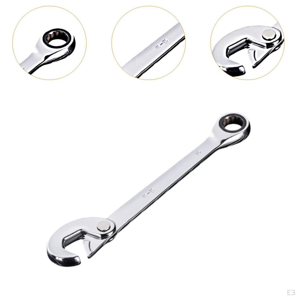 Трещоточный ключ 72 зуба стальной многоцелевой для быстрого обслуживания сантехники установка для велосипеда