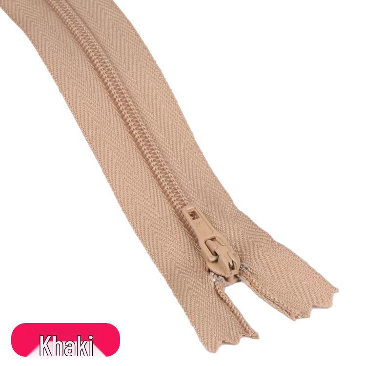 Three Force Short 20CM Nylon Zipper for Dress Pants - Colored Closed-End Fly Zipper Fabric Accessory
