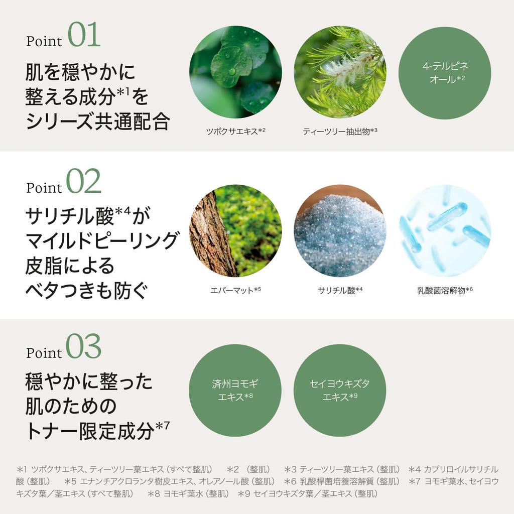 ByUR Toner, Highly Moisturizing Lotion [Official/Authentic Product] (Sebum, Pore, Cica, and Exfoliating Care [Soothing Green])