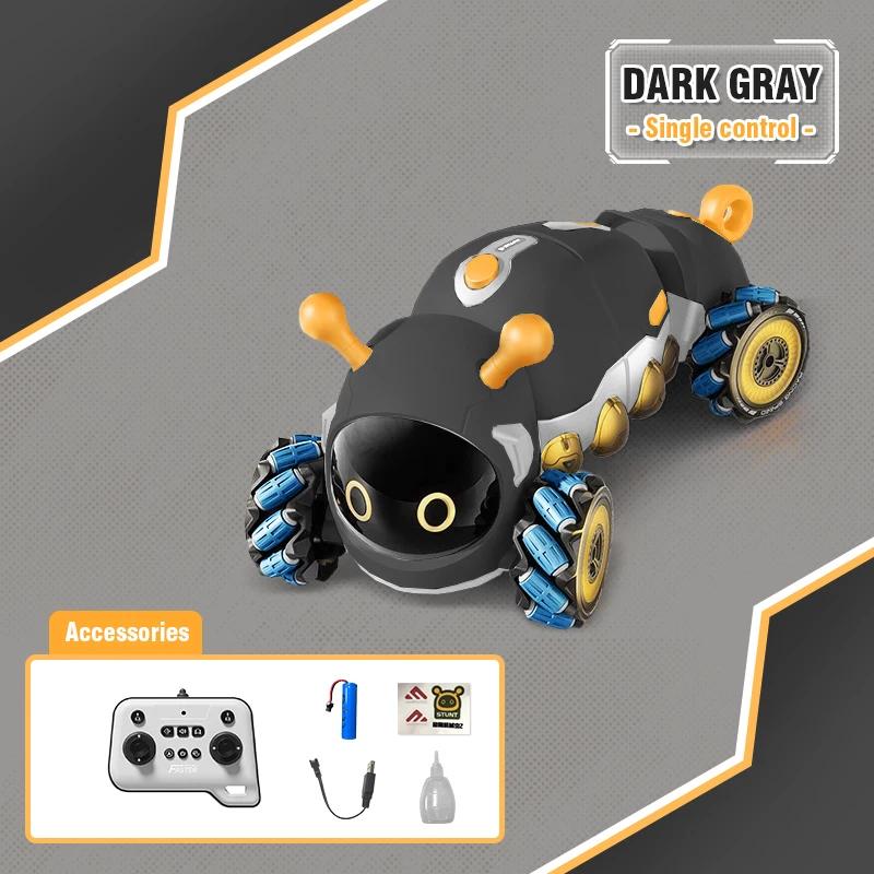 Нетоксичный умный радиоуправляемый insect 4WD RC трюковой автомобиль с распылителем и светом, радиоуправляемые животные, электрические игрушки для детей, подарки