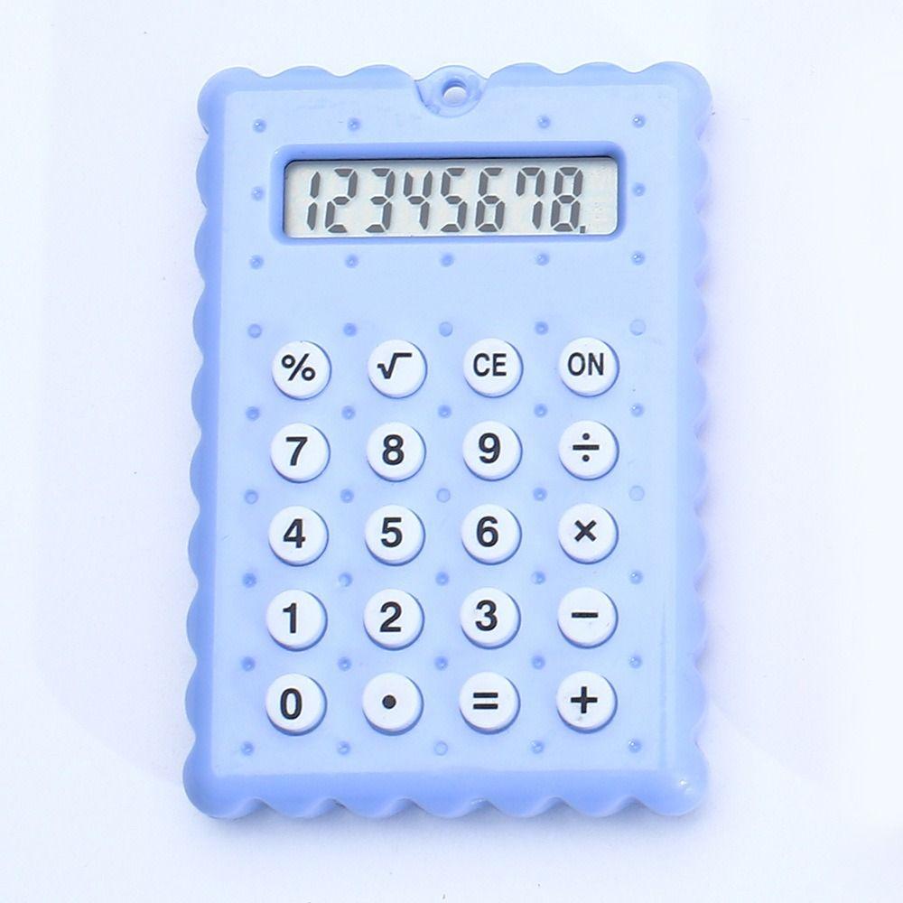 Biscuit Shape Scientific Calculators Battery Student Calculators Mini Calculator  Stationery