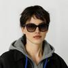 Emporio Armani Square Sunglasses Women sunglasses Black EA4060F50178G5618