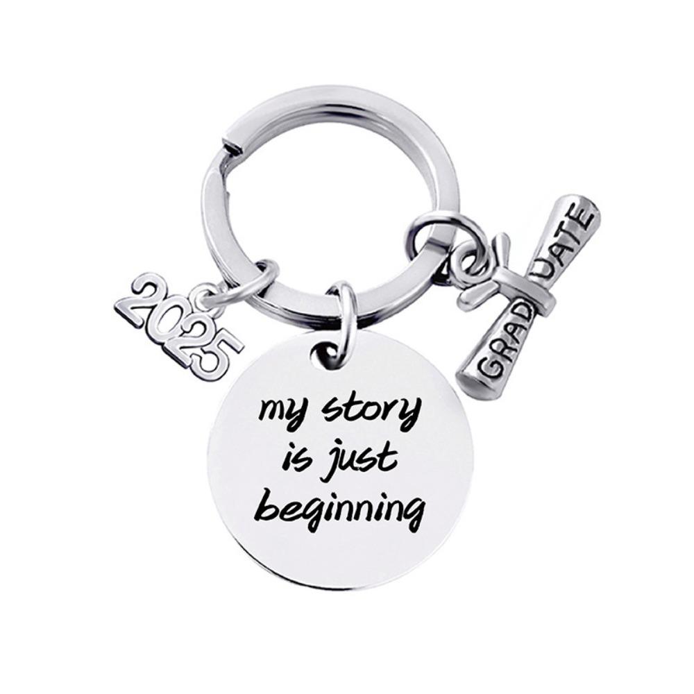 Подарки на выпускной 2025 года, брелок для выпускника средней школы, аксессуары, брелок