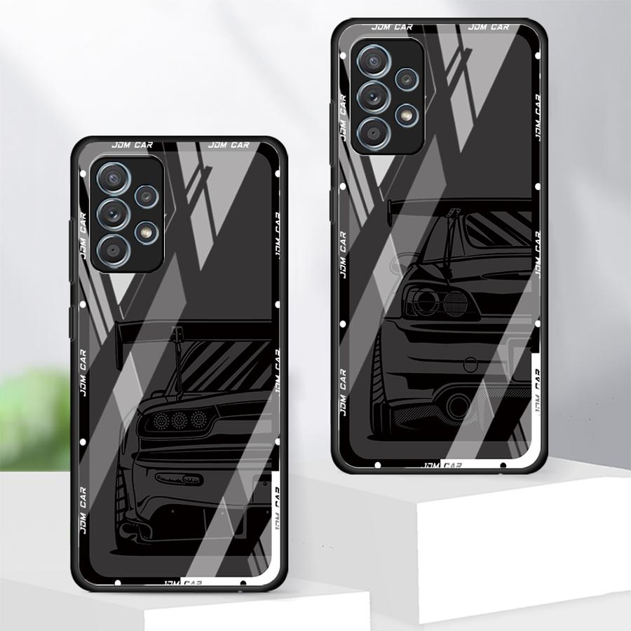 Японский кейс для дрифт-автомобиля для Samsung Galaxy A51 A52 A14 A30 A15 A50 A73 A34 A56 A35 A25 A36 A71 A13 A20 A21 A06 A12 A10 A16 A02