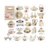 46 шт. Чайные наклейки Самоклеящиеся Ретро Разные стили Милые Изысканные Кофейные наклейки для ведения журнала Скрапбукинг