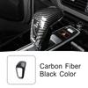 Car Console Gear Shift Handle Head Cap Cover Trim Decoration Sticker Carbon Fiber Color Accessories For Porsche Cayenne 2018-21