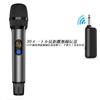 Oulou Wireless Microphone, Rechargeable Dynamic UHF Microphone for Karaoke, 12 Channels, 3.5mm/6.35mm Compatible, Receiver Included, 50 Meter Transmis