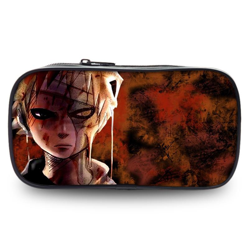 Themed Anime Naruto Printed Student Single Layer Stationery Storage Bag Pencil