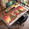 Christmas Custom Name Printed Mouse Pad Non Slip Desk Mat For Office Gaming Home Use Holiday Gift