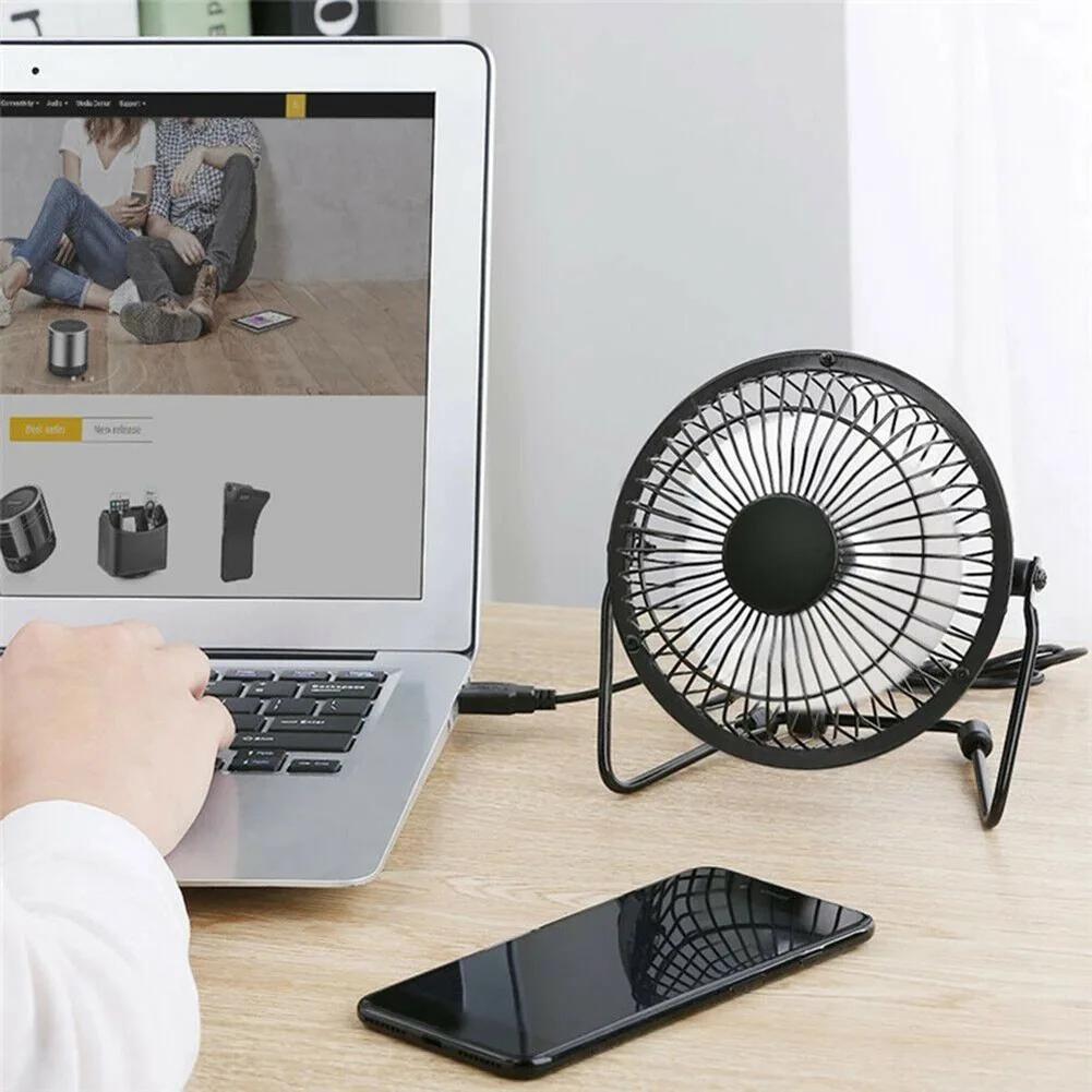 100% Новый Высококачественный Складной Легкий USB-вентилятор Питание от USB 14,5*15 см Черный Для Аварийных Ситуаций И Работы на Открытом Воздухе