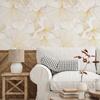 Thickened Flower Wallpaper Pvc Wallpaper Self-Adhesive Bedroom Decoration Waterproof Wall Covering Self-Adhesive Wall Sticker