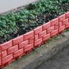 Thickened Plastic Imitation Brick Garden Fence for Courtyard and Vegetable Gardens
