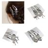 Heart Shaped Hairpin for Girl Metal Hair Clip Barrettes Great for Daily Wear