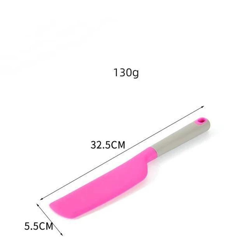Large Silicone Baking Spatula Non-Stick Cream Butter Spatula Heat Resistant Cookie Chocolate Pastry Scraper Kitchen Tools
