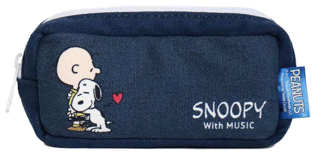 SNOOPY With MUSIC Snoopy Mouthpiece Pouch for Woodwind B Saxophone CLASBGB S/N Clam/Alto