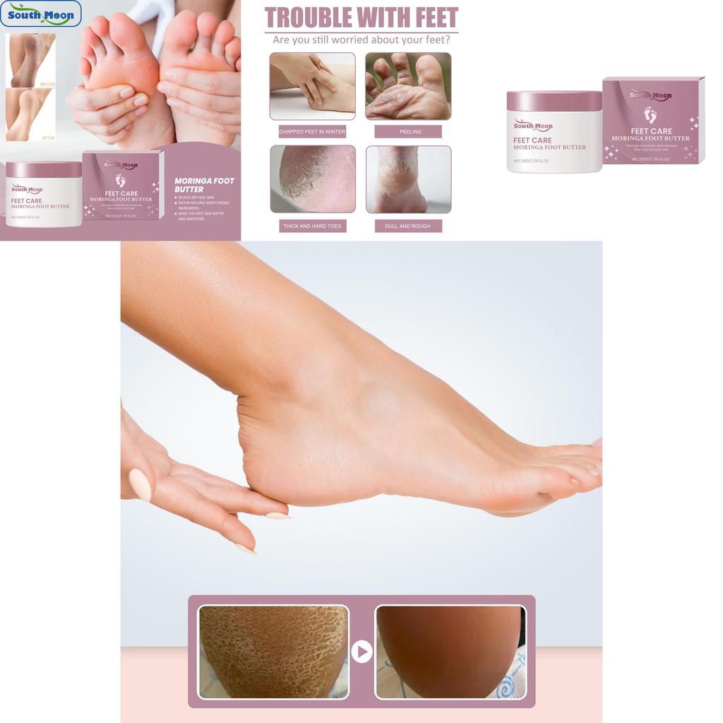 South Moon Moringa Foot Cream Hydrating Moisturizing Anti-cracking Nourishing